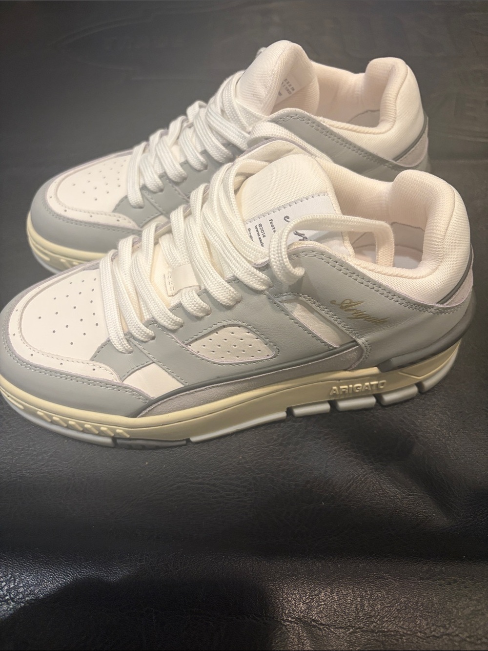 Axel Arigato Women’s Shoes Grey/White/Cream Size US 7.5
